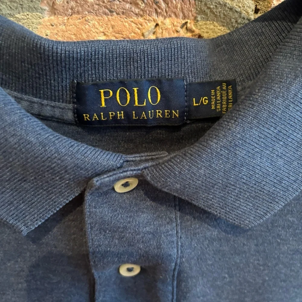 Polo by Ralph Lauren Men's Blue Long Sleeve Shirt size L 100% cotton